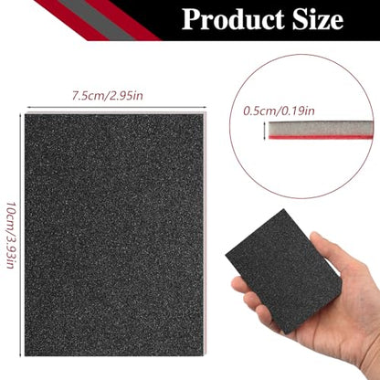 27 Pcs Sanding Sponge Block Pads, 120-3000 Grit Fine Sandpaper Sand Paper - size: 120-3000 Grits