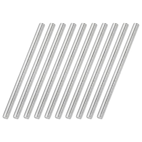 uxcell 10Pcs Fully Threaded Rod M2.5 x 0.45mm Pitch 40mm/1.6 Inch Threaded - size: M2.5x0.45mmx40mm