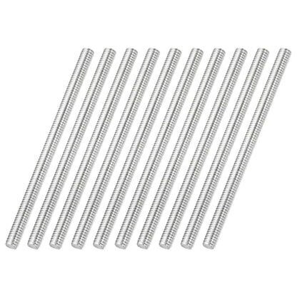 uxcell 10Pcs Fully Threaded Rod M2.5 x 0.45mm Pitch 40mm/1.6 Inch Threaded - size: M2.5x0.45mmx40mm