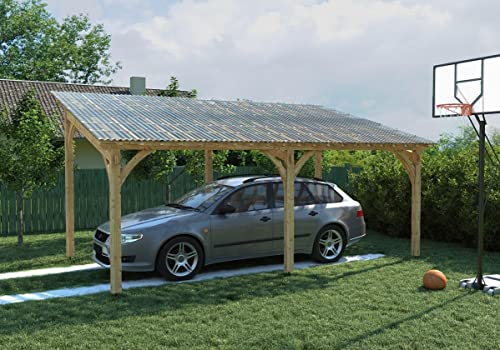 Clear Polycarbonate Black Corrugated Roofing Panels – 72” L x 21” W – Rainproof, Weatherproof & UV-Protected DIY Roof Sheets for Outdoor Projects (Set of 40)