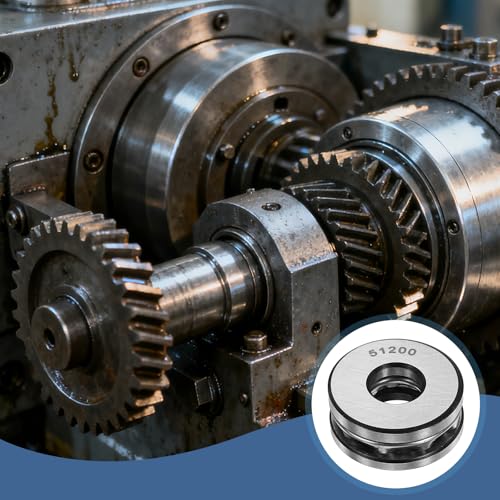 uxcell 2Pcs Thrust Ball Bearings, 10mm Bore 26mm OD 11mm Thick 51200 ABEC5 - size: 51200 10mm x 26mm x 11mm