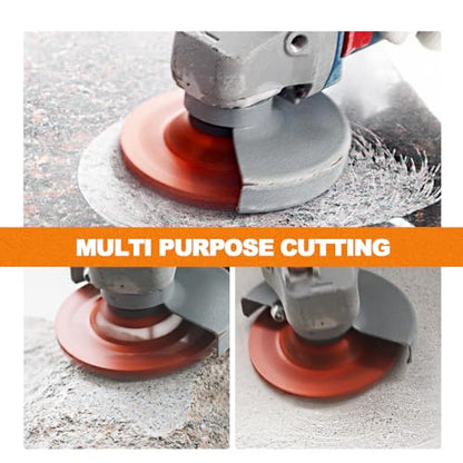 Diamond Grinding Wheels 5 inch - BRSCHNITT Diamond Wheel Cup for Grinding/Polishing/Cleaning Surface Concrete,Granite,Marble,Masonry Brick,Cement,Stone Aobor 7/8"-5/8". - size: 5"(125mm)Single row