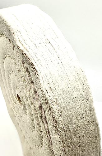 Buffing Wheel 6" x 1" Thick, Fine Muslin, 70 Ply, 2 Pack