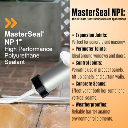 Sikaflex NP1 Polyurethane Sealant 20 oz Sausage, White, Pack of 10 - color: White, size: Pack of 10