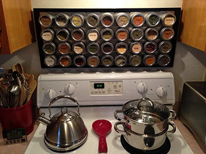 CMS MAGNETICS - (200 in²) 20x10 Stainless Steel Sheet Metal with 1mm Thickness | Bulletin Board to Hang Your Magnets, Magnetic Spice Jars, Office, Jewelry, Crafting, Cabinets, Kitchen Splash Guard - size: 20" x 10"
