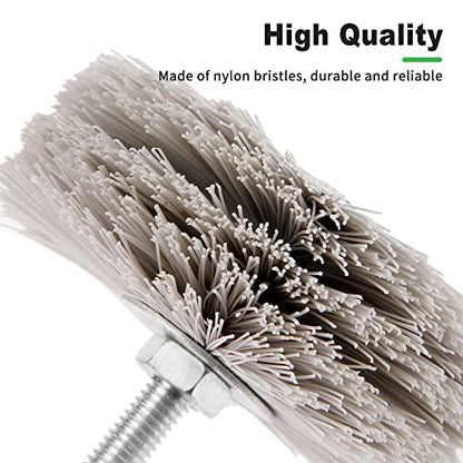 3PCS Nylon Abrasive Wheel Brush Filament,320# 400# 600# Grinding Head