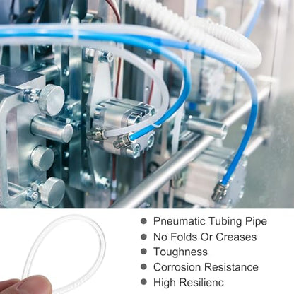 PU Air Tubing Hose, 4mm x 2.5mm Clear, 10M/32.8FT, 1pcs - color: Clear, size: 4mm x 2.5mm x 10m
