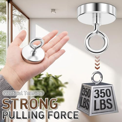 FINDMAG 350 LBS Fishing Magnet, 2 Inch Strong Neodymium Magnet - size: 2.00 inches (50mm)