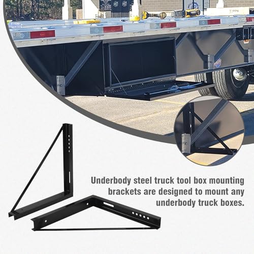 3 PCS 24 x 24 Inch Black Welded Structural Steel Mounting Brackets - size: 24"x24" Welded-3PCS