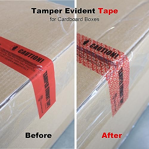 1 Roll 50mm x 50m 100% Total Transfer Tamper Evident Security Seal Tape
