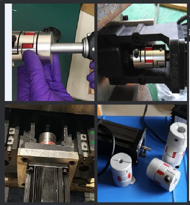 Fielect Shaft Coupling 18mm to 18mm Bore L66x40D Flexible Coupler Joint for Servo Stepped Motor - size: 18mm to 18mm Bore L66x40D