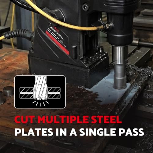 Carbide Annular Cutter, 3/4” Diameter, 1-3/8" DOC, Stack Cutting - size: 3/4 x 1-3/8" ST