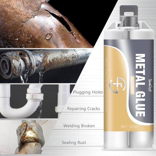 Metal Glue, 3.4oz 2 Part AB Epoxy Resin Repair Heavy Duty for Bonding
