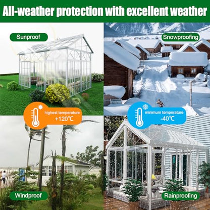 Polycarbonate Greenhouse Panels 5 Pack 4' x 2' x 0.24" Twin-Wall UV-Protected All Weather Plastic Roof Panel Clear Replacement Sheets for Garden Fences, Furniture DIY,Outdoor Roofing - style: 5 Pack 4' x 2' x 0.24"