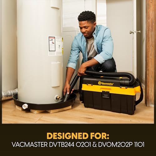 Vacmaster WHCF (2) Washable Cartridge Filters for DVTB244, DVOM202P - size: 2.5-4gal