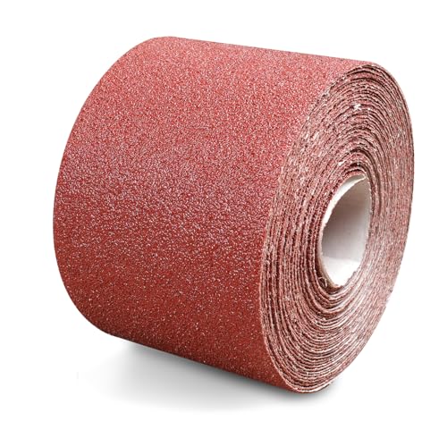 Emery Cloth Roll 180 Grit, 3-2/3 Inch x 33 Ft Heavy Duty Sandpaper - size: 180 Grit
