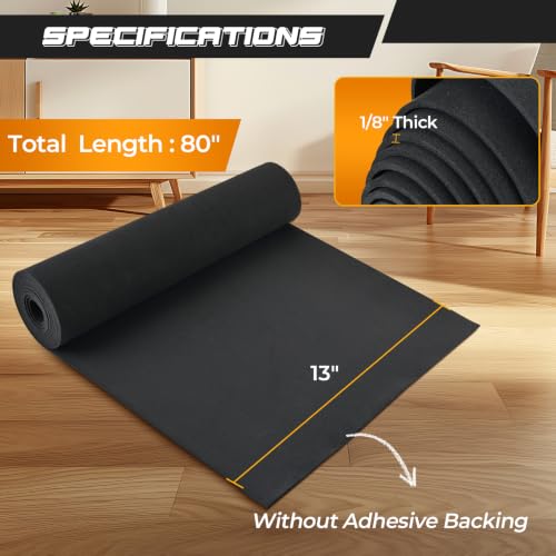 NATGAI Neoprene Closed Cell Foam Roll 1/8" Thick 13" W x 80" L Non Adhesive - size: 1/8" Thick x 13" Wide x 80" Long