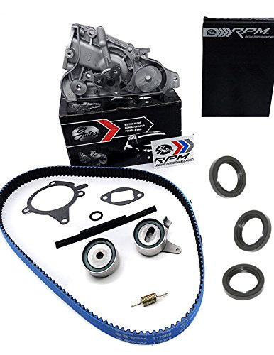 Gates Racing RPM T179RB Timing Belt KIt | Compatible with Miata 1.8L | w/Water Pump Spring Pulleys Seals Gaskets |