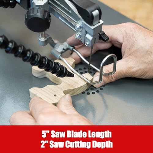 BUCKTOOL 16-Inch Scroll Saw, 1.3A Power Scroll Saws for Woodworking