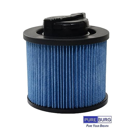 PUREBURG DXVC4002 Cartridge Filter Compatible with DEWALT DXV04T DXV05P DXV05S DXV08S DXV06G 4 Gallon Wet & Dry Shop Vacuum,2-Pack HEPA WASHABLE Dust Clean