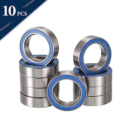 6700-2RS Deep Groove Ball Bearings, Z2 ID 10mm x OD 15mm x Width 4mm Double Rubber Sealed Ball Bearing Pre-Lubricated Chrome Steel Blue Z2 Lever10pcs - size: 6700-2RS 10x15x4mm