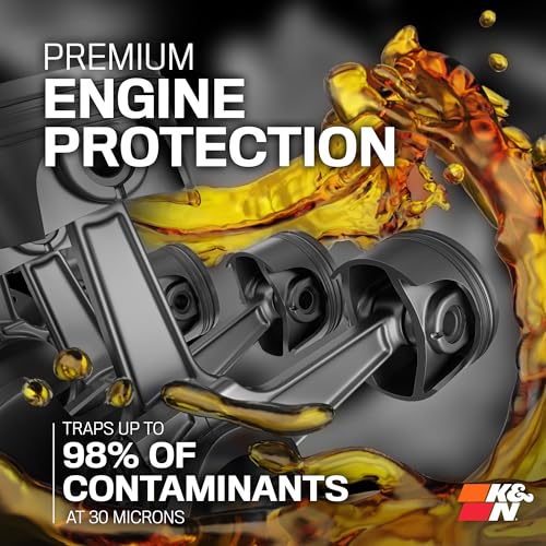 K&N Oil Filter: 20,000 Mile Engine Protection with Wrench Off Nut, HP-1008 - size: Oil Filter-1 Pack