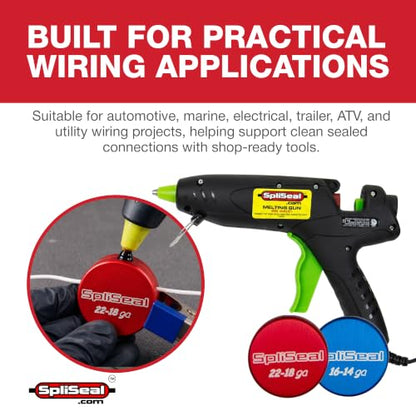 Basic Wiring Sealing Kit with 80W Glue Gun & Connector Molds