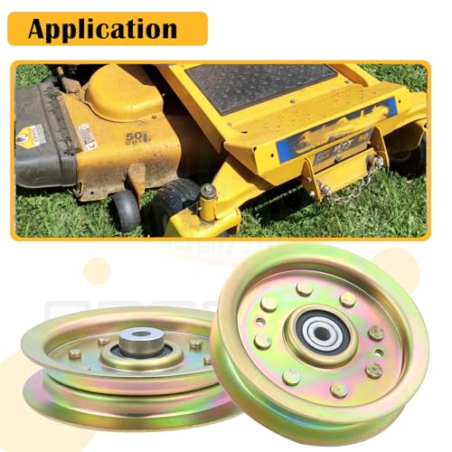 2PK 01004101 Pulley for Cub Cadet Z Force 44" 48" 50" 54" 60" Deck - color: L15 2x756-04400