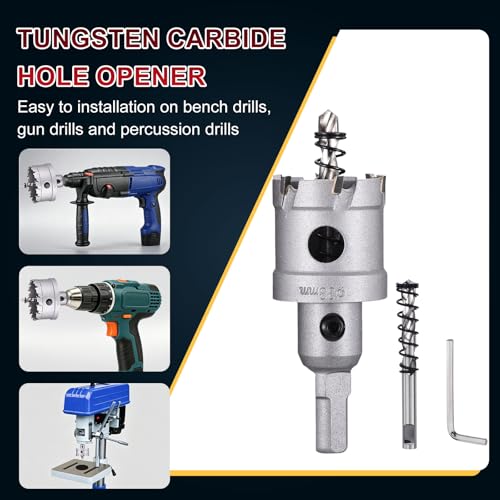 Tungsten Carbide Tipped Hole Saw 1-5/16 Inch 33mm Hole Cutter - size: 1-5/16 Inch (33mm)