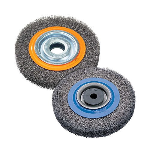 Walter 13B070 Wire Wheel Brush Crimped .0118" Tool Steel Wire 7" x 7/8" - size: 7" x 1-1/4"