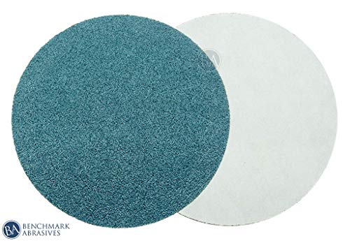 Benchmark Abrasives 5" Premium Zirconia No Hole PSA Discs, Self Adhesive Random Orbital Sander Discs for Sanding Polishing on Metal Wood Fiberglass (10 Pack) - 80 Grit