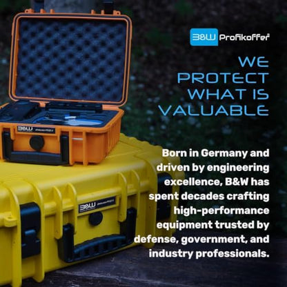 B&W International Jumbo 6600 Outdoor Tool Case with Pocket Tool Boards, Black - size: JUMBO 6600 - X-Large Rugged Case
