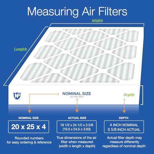Nordic Pure 20x25x4 Pleated MERV 15 Air Filters 2 Pack - style: MERV 15