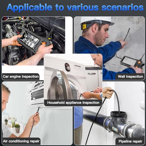 Endoscope Camera with Light for Mechanic Automotive HVAC Wall Inspection