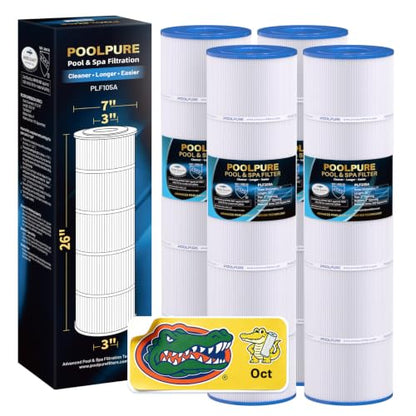 POOLPURE CCP420 Pool Filter Replaces Pentair Clean and Clear Plus 420 4Pack - size: 4Pack
