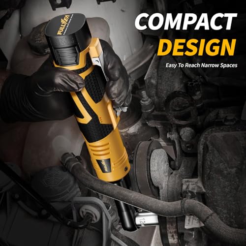 FULLYEA 3/8" Cordless Electric Ratchet Wrench Set,45Ft-lbs,Variable Speed