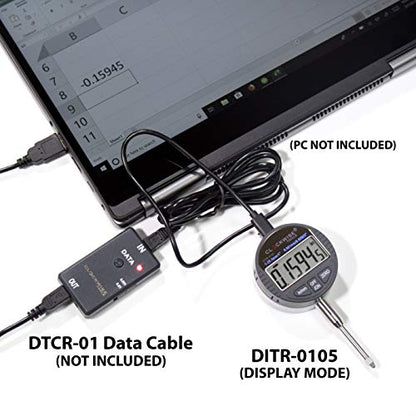 Clockwise Tools Digital Indicator with Magnetic Base Holder Stand, DIBR-0105 0-1 Inch/25.4mm, Inch/Metric Conversion, Auto Off - style: DIGR0105; 0-1"/25.4mm with Magnetic Base