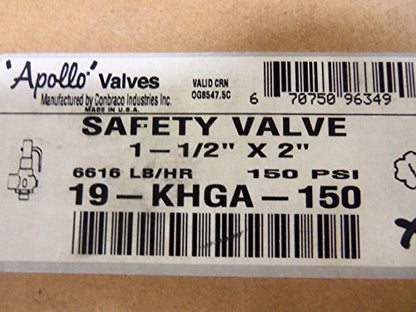 Conbraco Industries, Inc. 19KHGA150 1.5M x 2F 150#(19-602-35) 6610pph