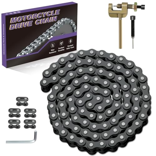 35 Roller Chain 3 Feet 95 Links for Most Go Kart Cart Mini Bike - color: Black