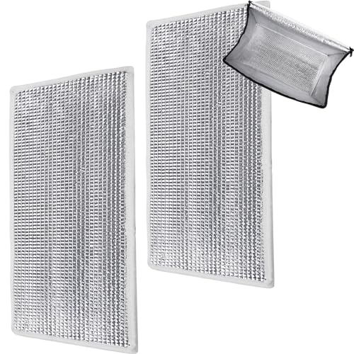 Bodaon 2PK Removable Hard Bottom for 16" W x 9" D Bag, X-Large Insulated Plate for Reusable Grocery Shopping Bags, Sturdy Supporter for Food Delivery Tote Cooler Bag, Catering/Rideshare Delivery Bag - color: Hard Bottom Only（Without Bag）, size: Fit 16"W x
