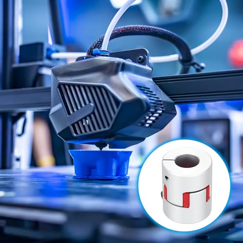 MECCANIXITY Aluminum Shaft Coupling Shaft Coupler 8mm to 12mm Flexible Spider Coupling L30mm x D25mm Coupler Jaw Spider Shaft Joint Connector for 3D Printers DIY CNC Router Milling Machine - size: 8mm to 12mm