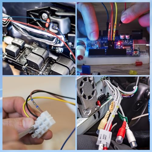 TICONN 600 Pcs Solder Seal Wire Connectors, Heat Shrink Butt Splice - size: Mixed 600 Pieces