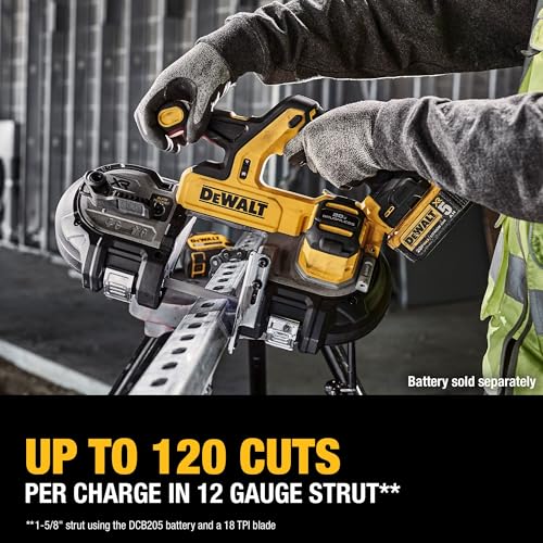 20V MAX XR Dual Trigger Mid-Size Bandsaw (Tool Only) (DCS379BLR)