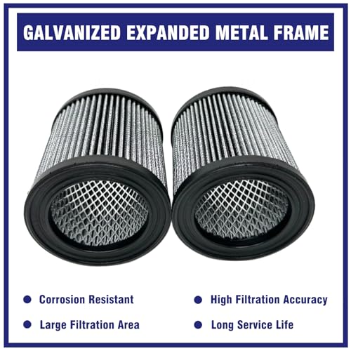 2 Pcs 110377E100 Air Filter for Quincy Air Compressor, Replace 32012957