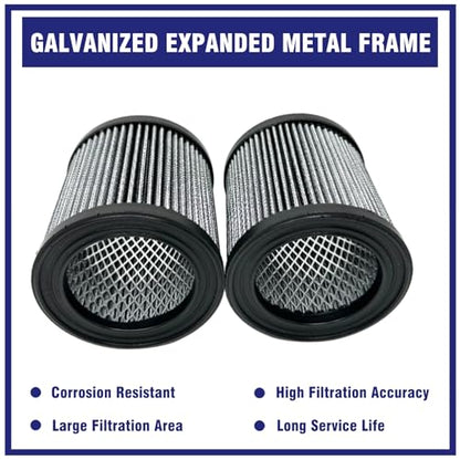2 Pcs 110377E100 Air Filter for Quincy Air Compressor, Replace 32012957