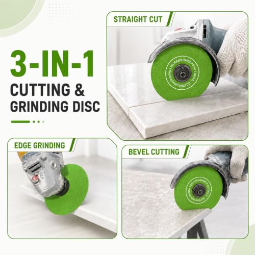4.5Inch Diamond Saw Blades 3PCS Diamond Tile Cutting Disc for Angle Grinder