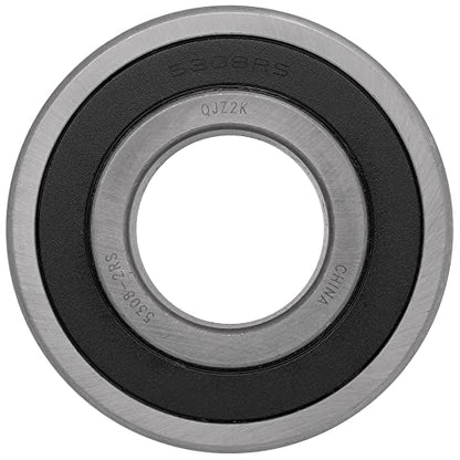 5308-2RS - Deep Groove Radial Ball Bearing 1.575 in x 3.54 in x 1.438 in (ID x OD x W) | 40 mm x 90 mm x 36.513 mm (ID x OD x W) with Double Rubber Seal - 2-Pack
