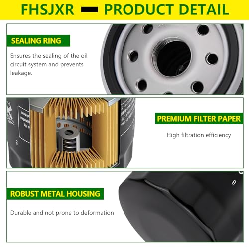 2 Pack 52114 Transmission Oil Filters Compatible with Hydro Gear - size: 2