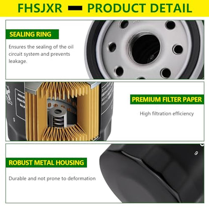 2 Pack 52114 Transmission Oil Filters Compatible with Hydro Gear - size: 2