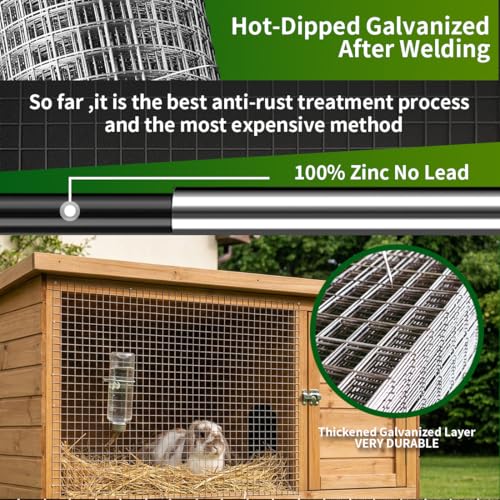 Chicken Wire Fence,Hardware Cloth 1/4 Inch 8inx30ft (23 GA) - color: 1/4inch, size: 8in x 30ft